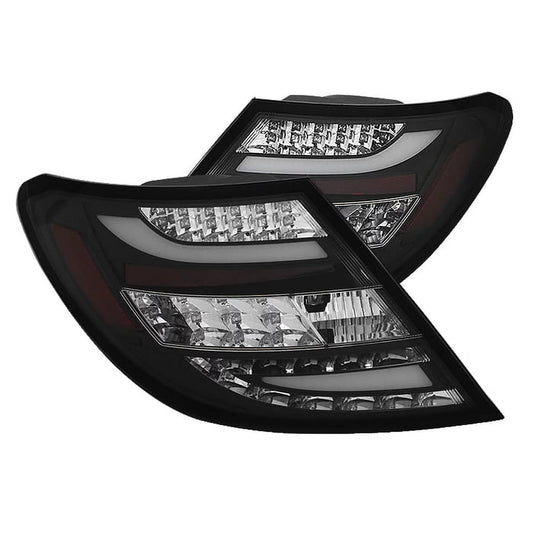 Spyder Mercedes Benz W204 C-Class 11-14 LED Tail Lights (Will Fit LED Model Only) - Black Fits select: 2011-2014 MERCEDES-BENZ C