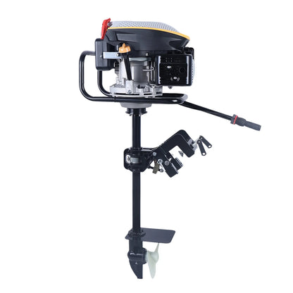 YIYIBYUS 4 Stroke 4.3KW Outboard Engine,225CC Air Cooling System Outboard Boat Motor Heavy Duty Outboard Motor Propeller Boat Engine