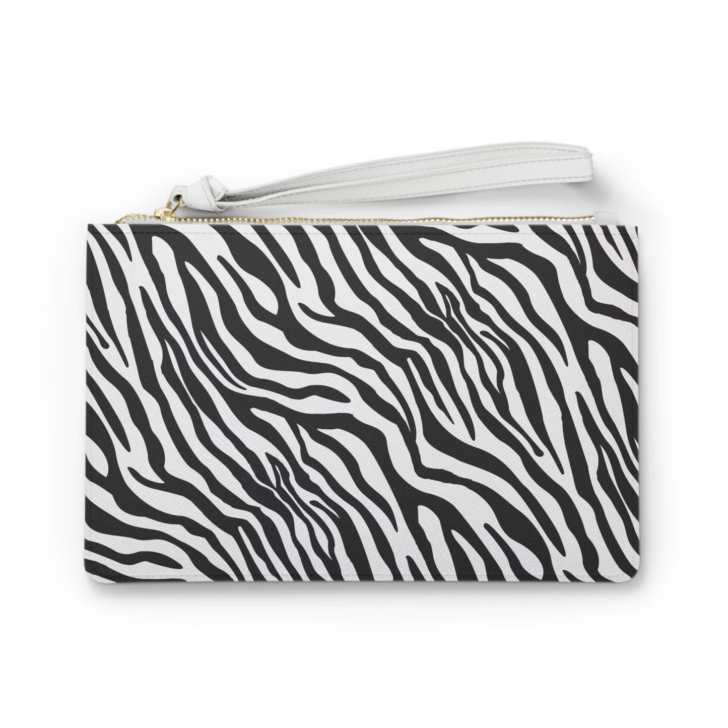 Zebra Print Clutch Bag