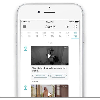 TP-Link Kasa KC120, Kasa Indoor 1080p HD Smart Home Security Camera with Night Vision