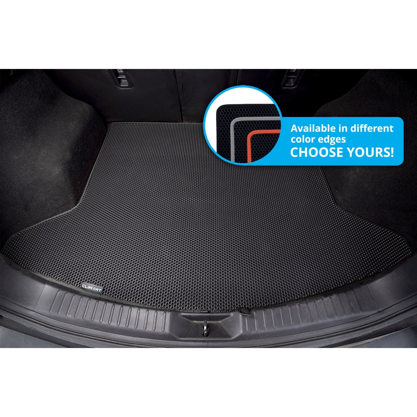 CLIM ART Cargo Liner for Mazda CX-5 2017-2024 Custom Fit Trunk Mat, with Honeycomb Dirtproof & Waterproof Technology - All-Climate, Heavy Duty, Anti-Slip Cargo Liner, Luggage - FL01117036