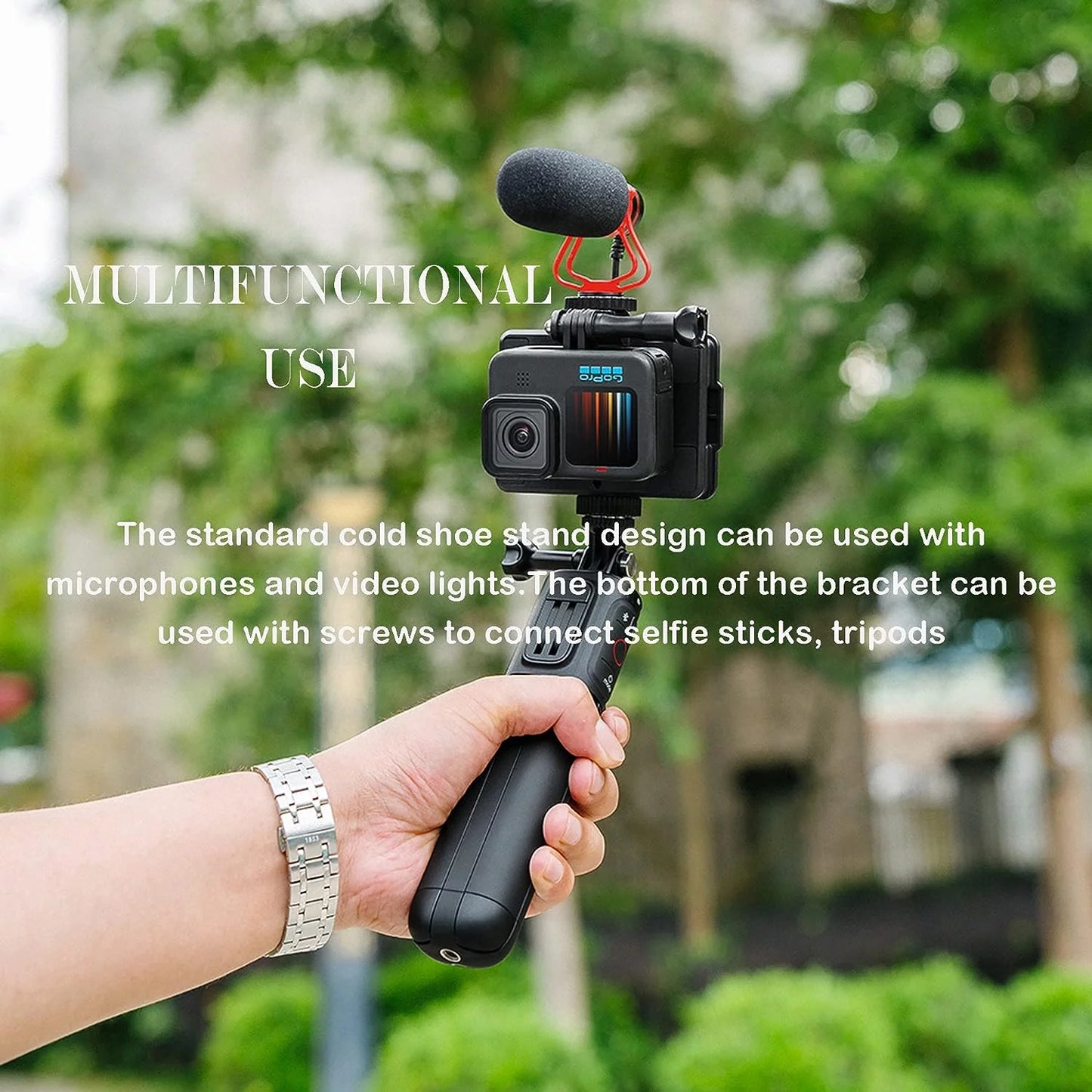 Super Magnetic Mount Clip for GoPro Hero 11 10 9 8 4 5 6 7 Black White , Magnetic Suction Bracket Compatible with Gopro