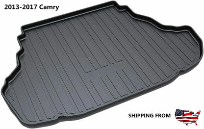 Trunk Liner TPO Cargo Mats for 2013-2017 Toyota Camry Easy to Clean Carpets