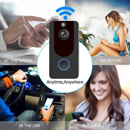 V7 Visual Doorbell WIFI Intelligent Doorbell Visual Intercom Visual Doorbell Wireless Intelligent Doorbell Smart Home Control Panels