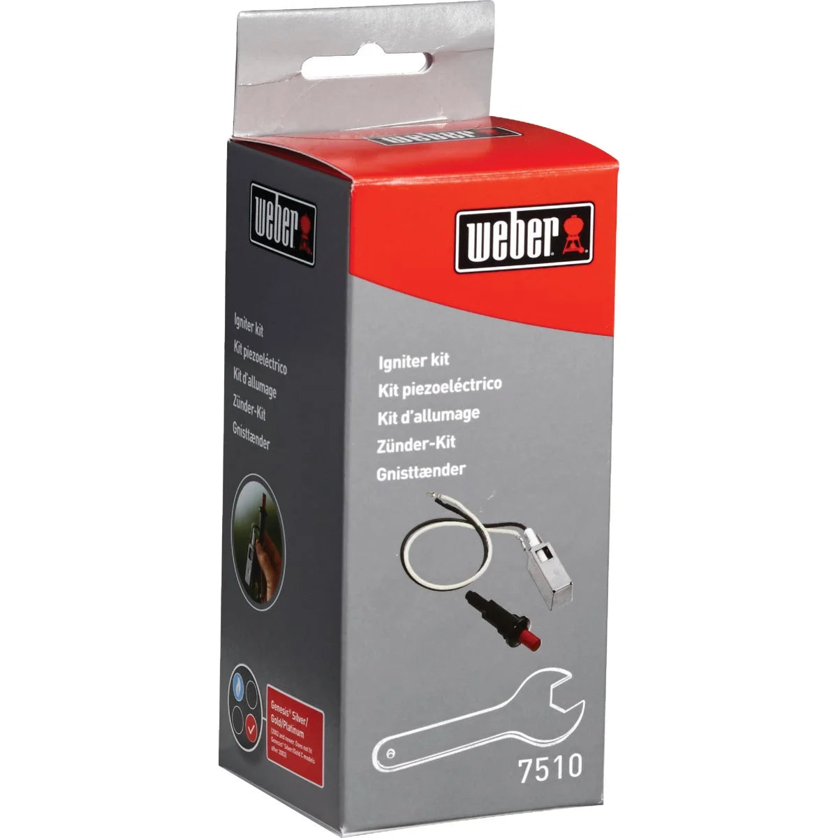 1 PK, Weber Genesis Gas Grill Replacement Igniter Kit