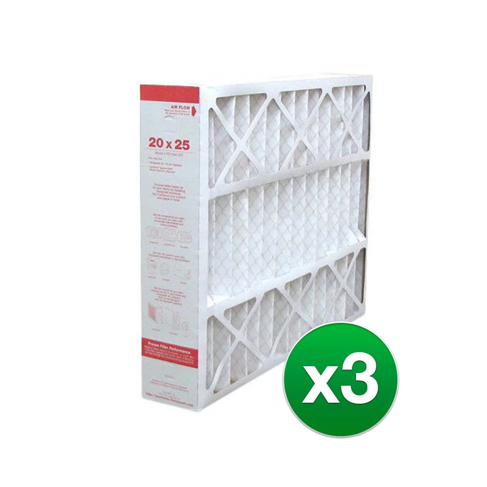 Replacement Pleated Air Filter For Honeywell FC100A1037 HVAC 20x25x4 MERV 11 (3 Pack)