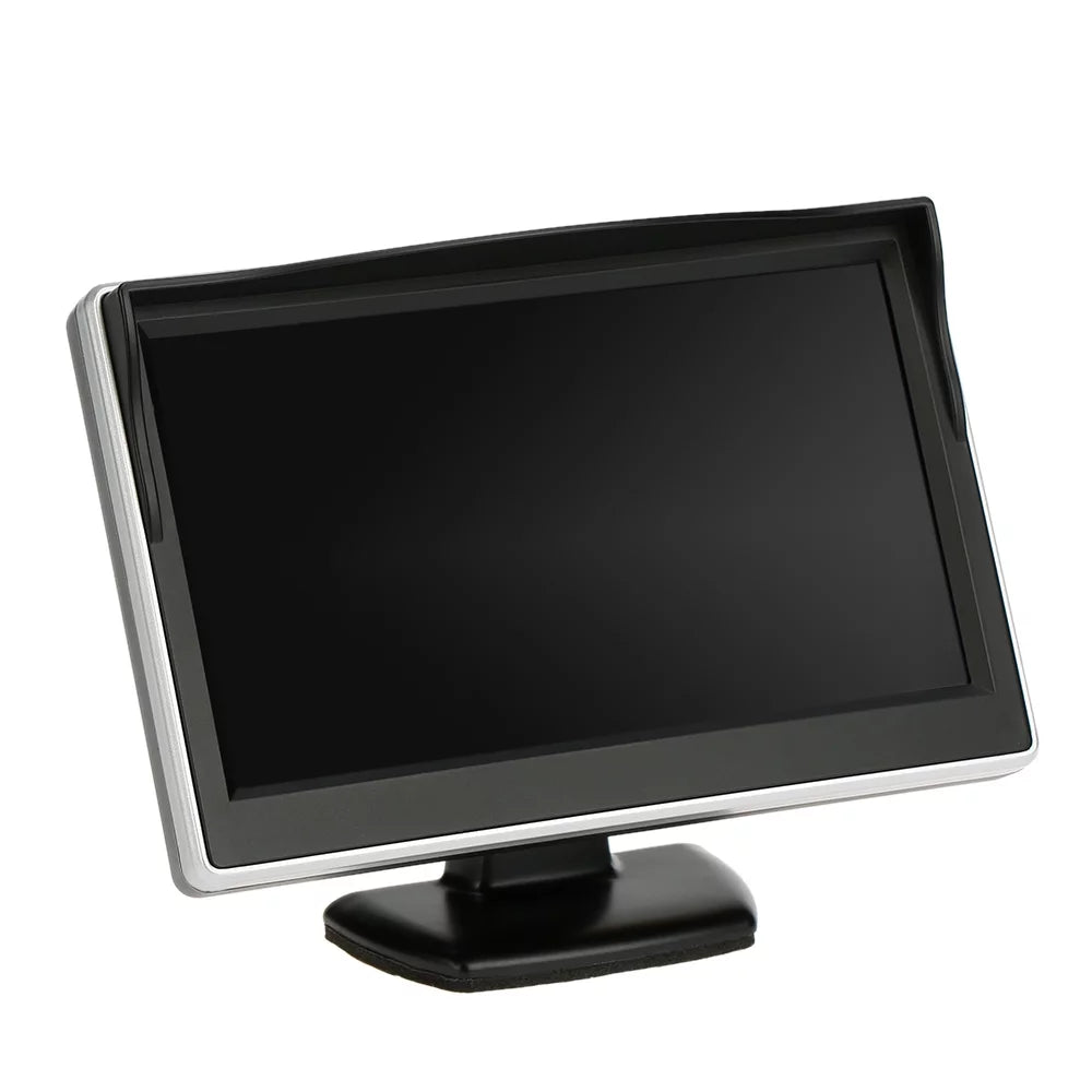 CACAGOO 5 Inch TFT LCD Display Monitor Car Rear View Backup Reverse System + HD Parking Camera