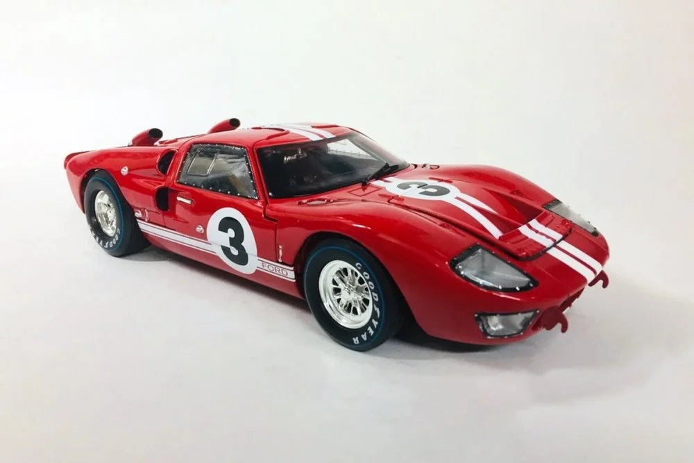 1966 Ford GT-40 MK II Le Mans #3, Red - Shelby Collectibles SC406R - 1/18 scale Diecast Car