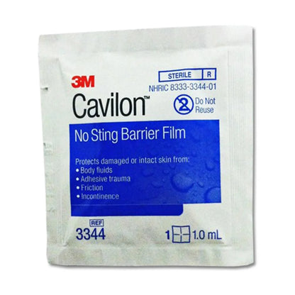 3m Cavilon Barrier Film 1.0 mL Wipe, Sterile, Alcohol Free, No Sting cs/100