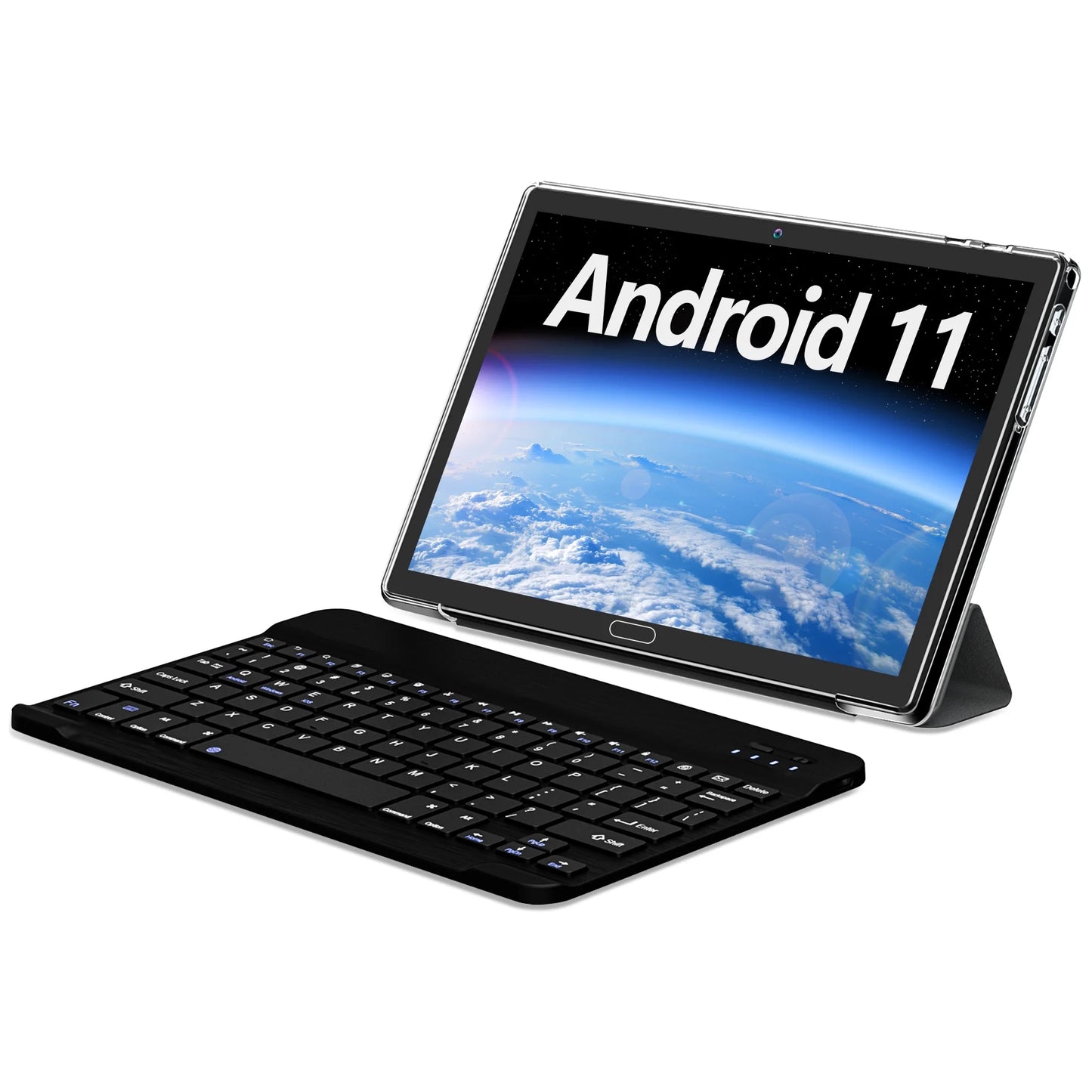 Android 11 10" Tablet Cellular Tablet with Keyboard Arm Octa Core 4GB Ram 64GB Rom Wifi Bluetooth Gps