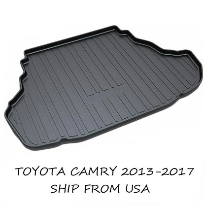 Trunk Liner TPO Cargo Mats for 2013-2017 Toyota Camry Easy to Clean Carpets