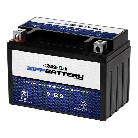 Zipp Battery Ytx9-Bs Atv Battery for Honda 400Cc Trx400Ex Fourtrax Sportrax 2001