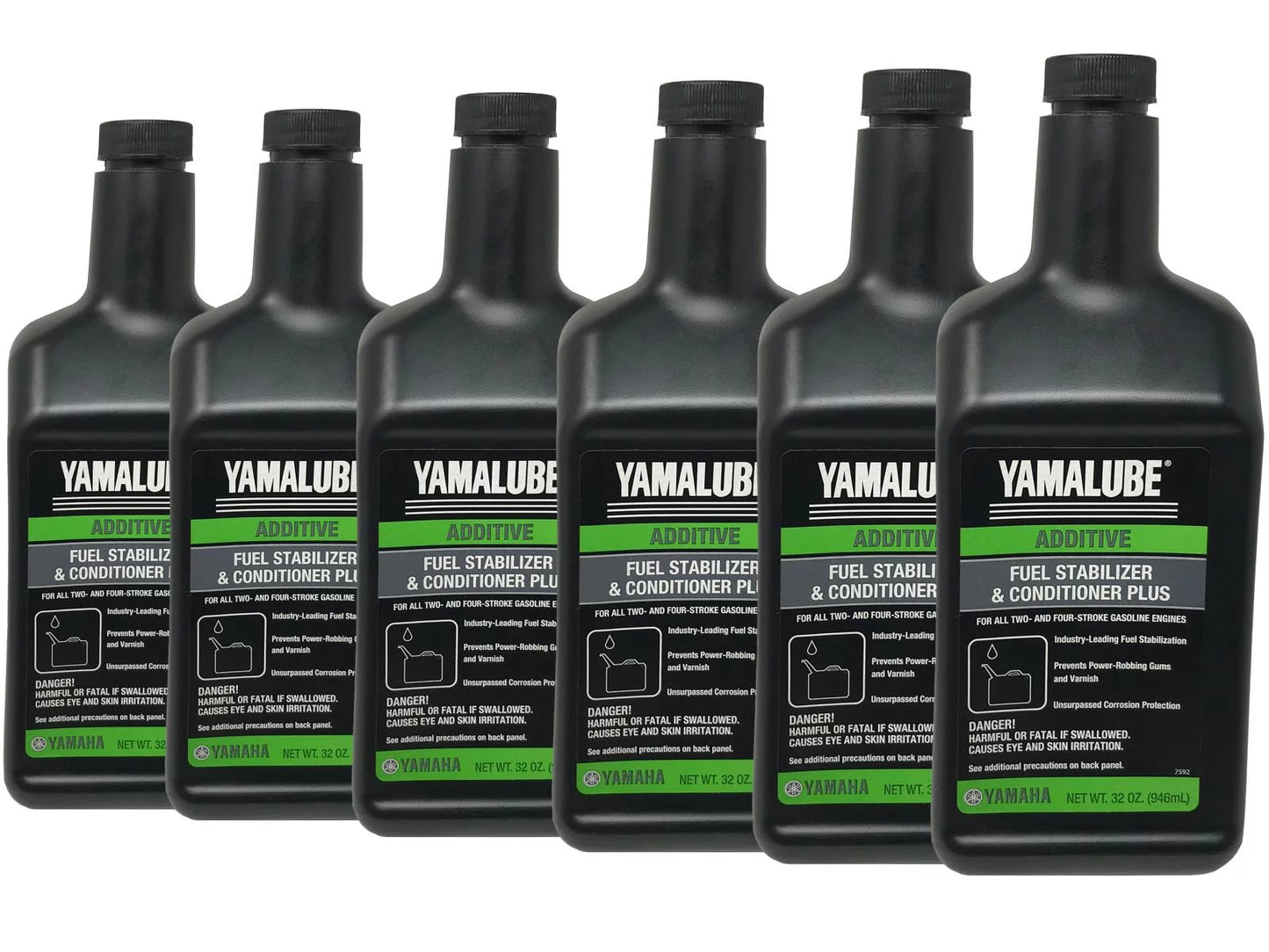 Yamaha OEM Fuel Stabilizer & Conditioner Plus ACC-FSTAB-PL-32 - 6 Pack