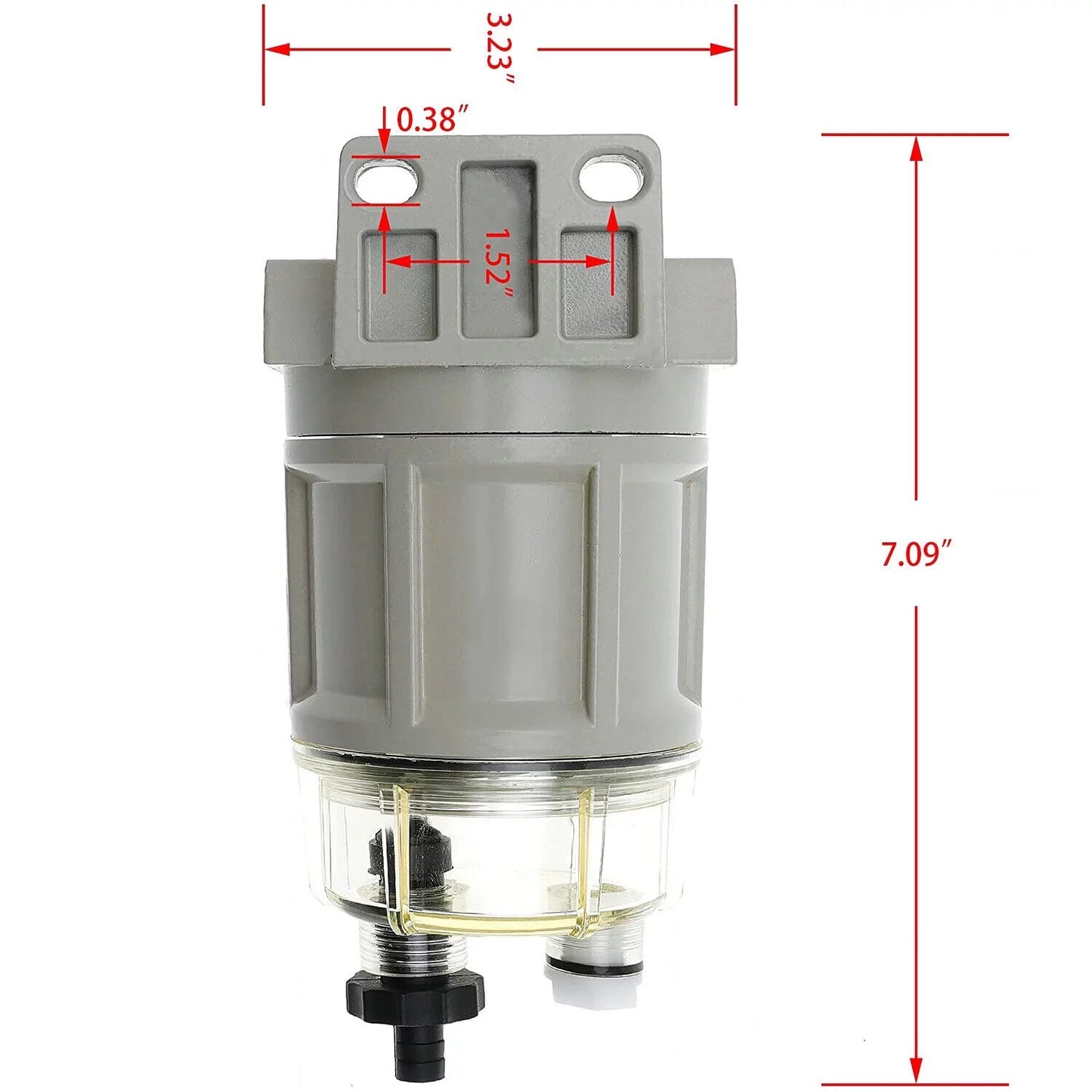 ACA R12H Fuel Filter Water Separator For Marine Spin-on 120AT Diesel Fuel Filter Replaces S3240 120AT NPT ZG1/4-19