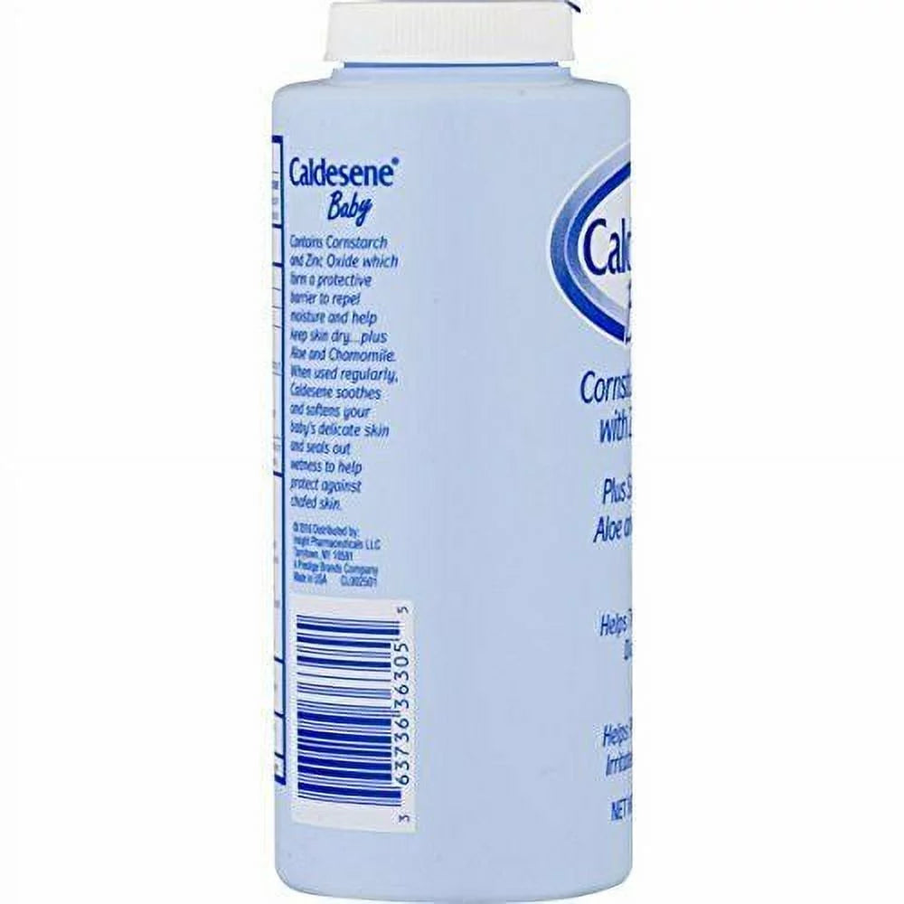 Caldesene Baby Cornstarch Powder With Zinc Oxide 5 oz (Pack of 5)