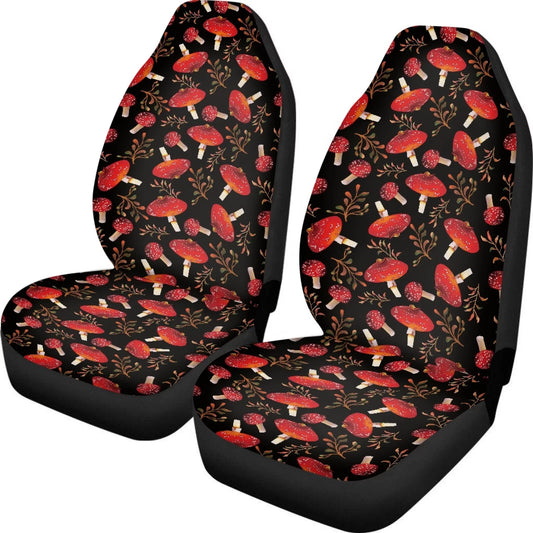 Xoenoiee Mushroom Car Saddle Covers, Automotive Saddle Cushion Cover for Cars SUV Pick-up Truck, Universal Non-Slip Vehicle Driver Saddle Cushion Cover Protectors , Front Pair