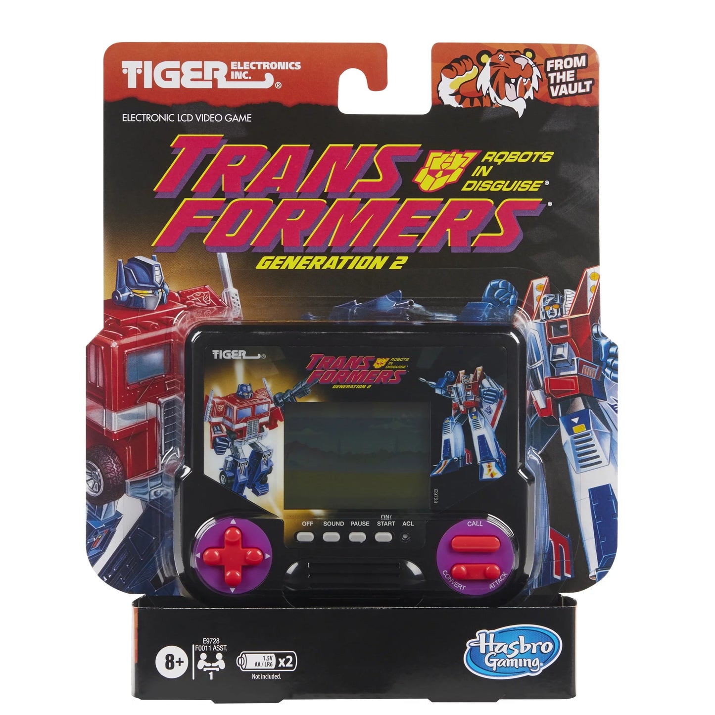 Transformers Generation 2 LCD Video Game, Inspired by the Vintage Game