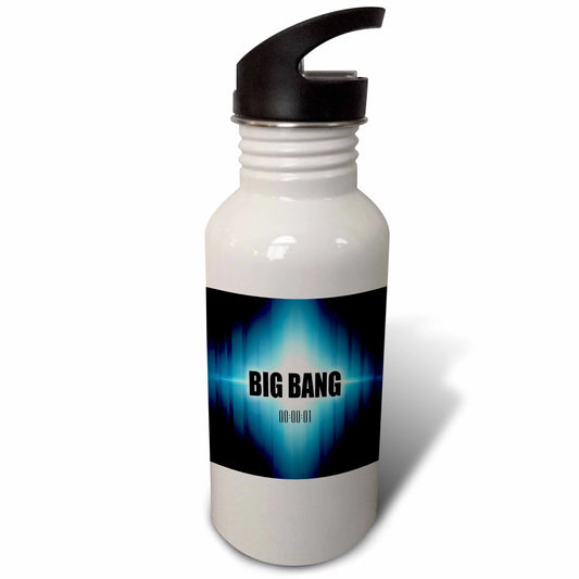 Big Bang graphic design depicting the Big Bang as original explosion of the universe 21 oz Sports Water Bottle wb-18429-1