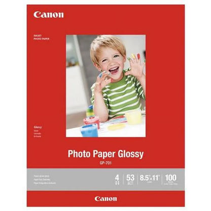 Canon GP-701 Photo Paper Glossy (8.5 x 11", 100 Sheets)