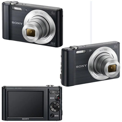 Sony Cyber-shot DSC-W810 20.1MP Digital Camera with 16GB Card, Case and More