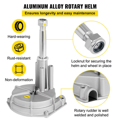 VEVOR Boat Steering Cable 14' Outboard Rotary Steering Kit
