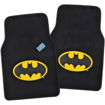 BDK Batman Chair Covers with Floor Mats Full Set, Holiday Car Auto Accessories Gift Set