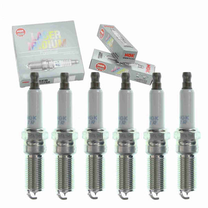 6 pc NGK 90117 Laser Iridium Spark Plugs for 12611882 12622561 19300872 41-107 41-109 4719 7004 8171 9299 9616 HR7NII33X HR8NPP302 ITV20TT Ignition Wire Secondary