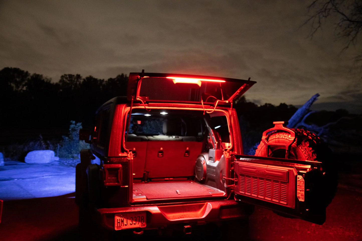 Brawlee Silicone RGB Interior Bluetooth Light Bar with Remote By Done Right LED . Fits All Jeep Wranglers Hardtop Models of CJ, TJ, LJ, JK, JKU, JL,JLU from 1987 -2023.