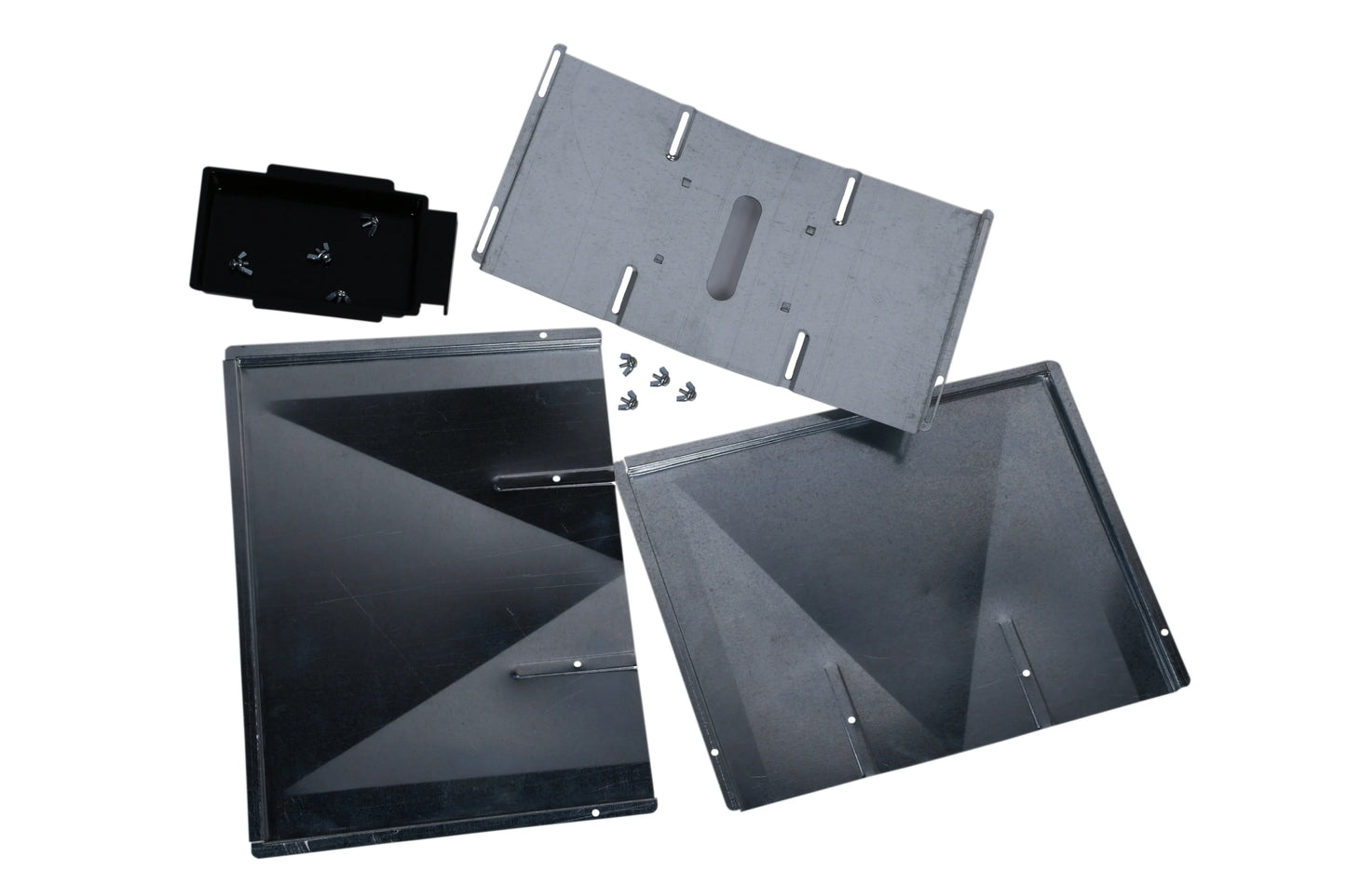 Replacement Grease Tray Set for Bbq Grill Models from Char-broil, Weber, Nexgrill, Dyna Glo, Kenmore, Back-yard Grill, BHG, Uniflame and Others (Length 20" to 24", Width 14")