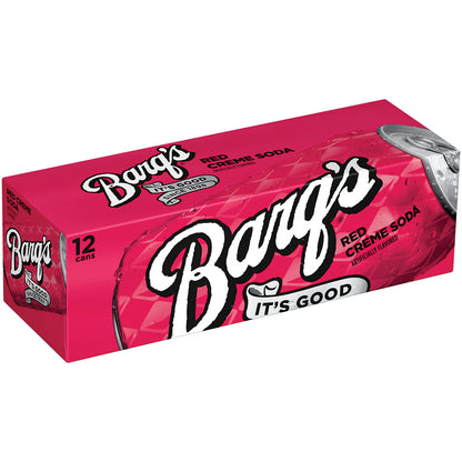 Barq's Red Creme Soda Pop, 12 fl oz, 12 Pack Cans