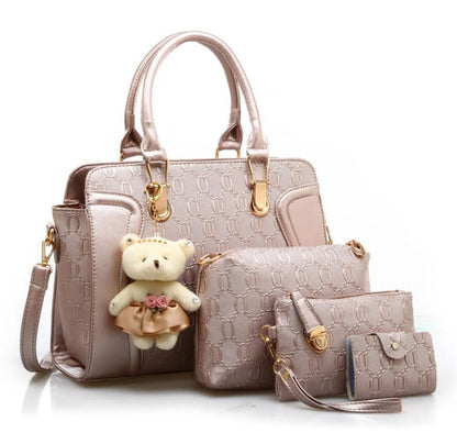 2022 Women's Bag New Women's Diagonal Cross Handle Mother Bag Fashion Bag Set of Four