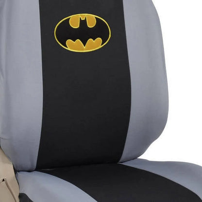 BDK Batman Chair Covers with Floor Mats Full Set, Holiday Car Auto Accessories Gift Set