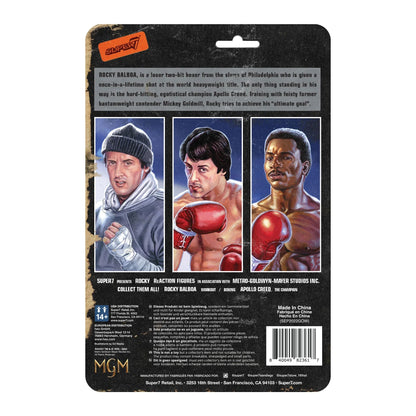 Apollo Creed Rocky Super7 Reaction Action Figure