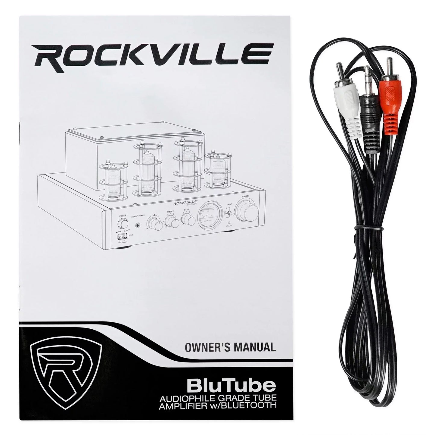 Rockville BluTube Tube Amplifier/Home Theater Receiver+(4) 8" Ceiling Speakers