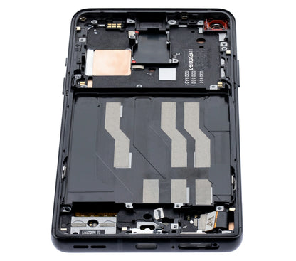 Replacement OLED Assembly With Frame Compatible For OnePlus 8 / 5G (Non-Verizon 5G UW Frame) (Refurbished) (Onyx Black)