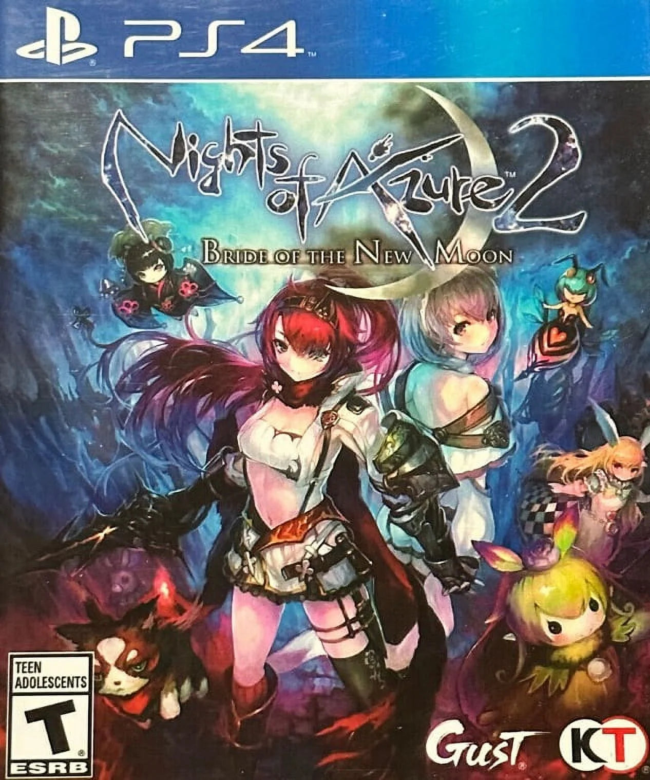 Restored Nights of Azure 2: Bride of the New Moon (Playstation 4, 2017) RPG Game (Refurbished)