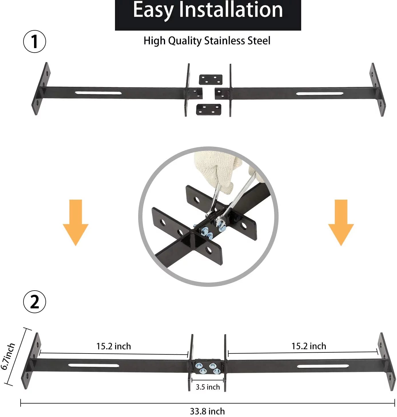 10L0L Golf Cart Chair Belts & Bracket Kit for Yamaha EZGO Club Car 4 Seater Cart, Black