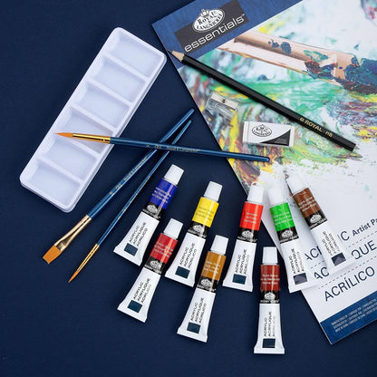 Royal & Langnickel Essentials 21 Piece Acrylic Painting Box Set