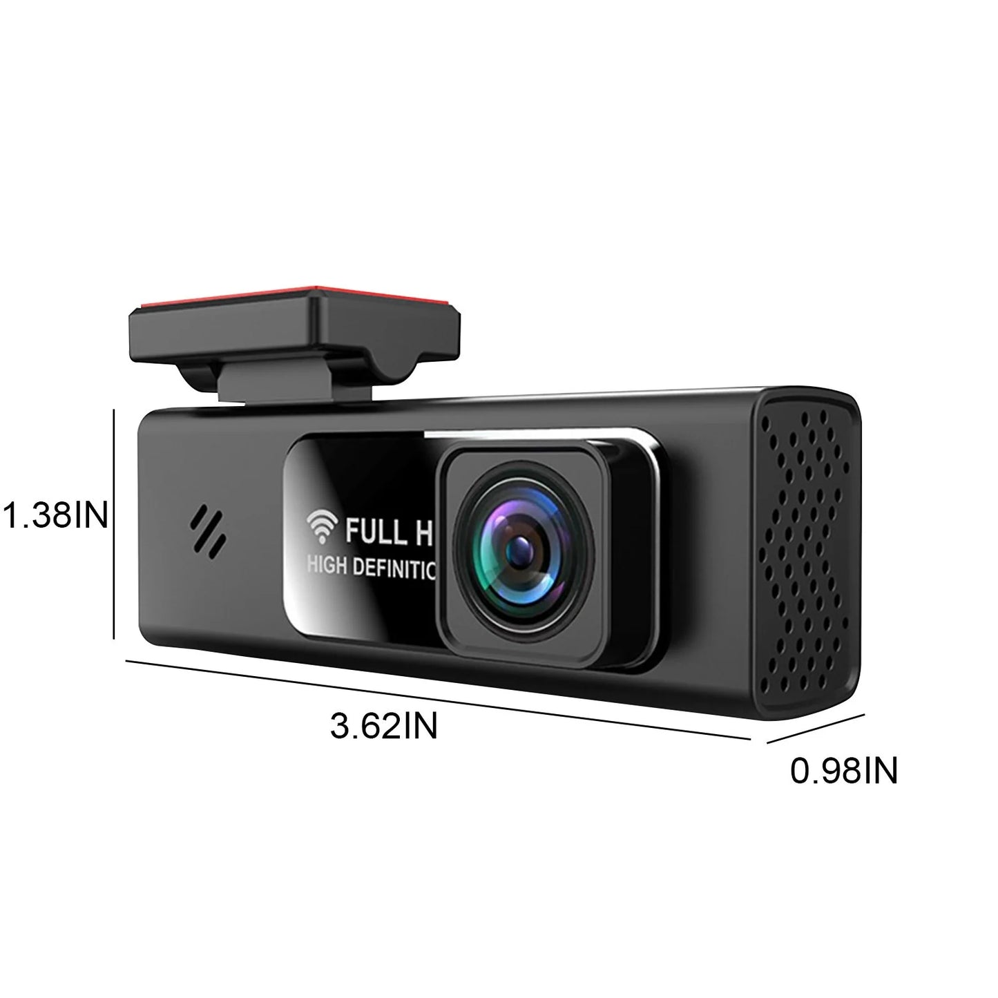 Smart Dash Cam Clearance, 1080P Full HD Front and Rear Cars Dash Cam for Car, Built-in G-Sensor, WDR, Powerful Night Vision, 24 Hours Parking Monitor, Loop Recording, Built-in Wi-Fi & App Control