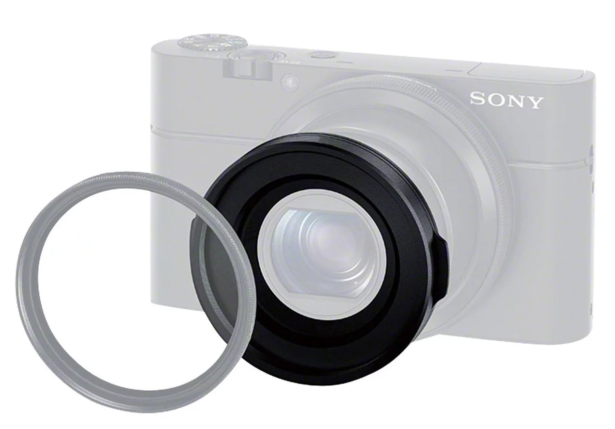 Sony Cyber-shot DSC-RX100 III 0.5X High Definition Super Wide Angle Lens w/ Macro (Includes Lens/Filter Adapters) + 3 Piece Lens Filter Set