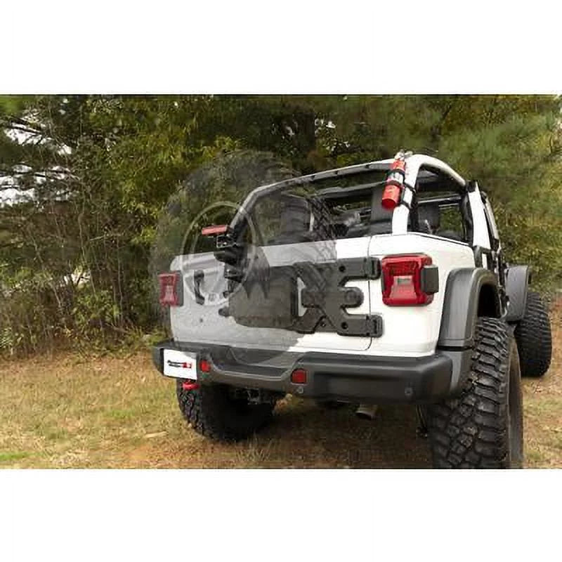 Rugged Ridge by RealTruck | 11546.55 Spartacus HD Tire Carrier, Kit, 2018-2021 Jeep Wrangler JL Compatible with Select: 2018-2019, 2021 Jeep Wrangler Unlimited