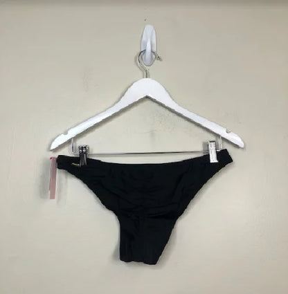 Victoria's Secret Women's Pull-On Zuma Itsy Swimwear Bikini Bottom Black L, NWT