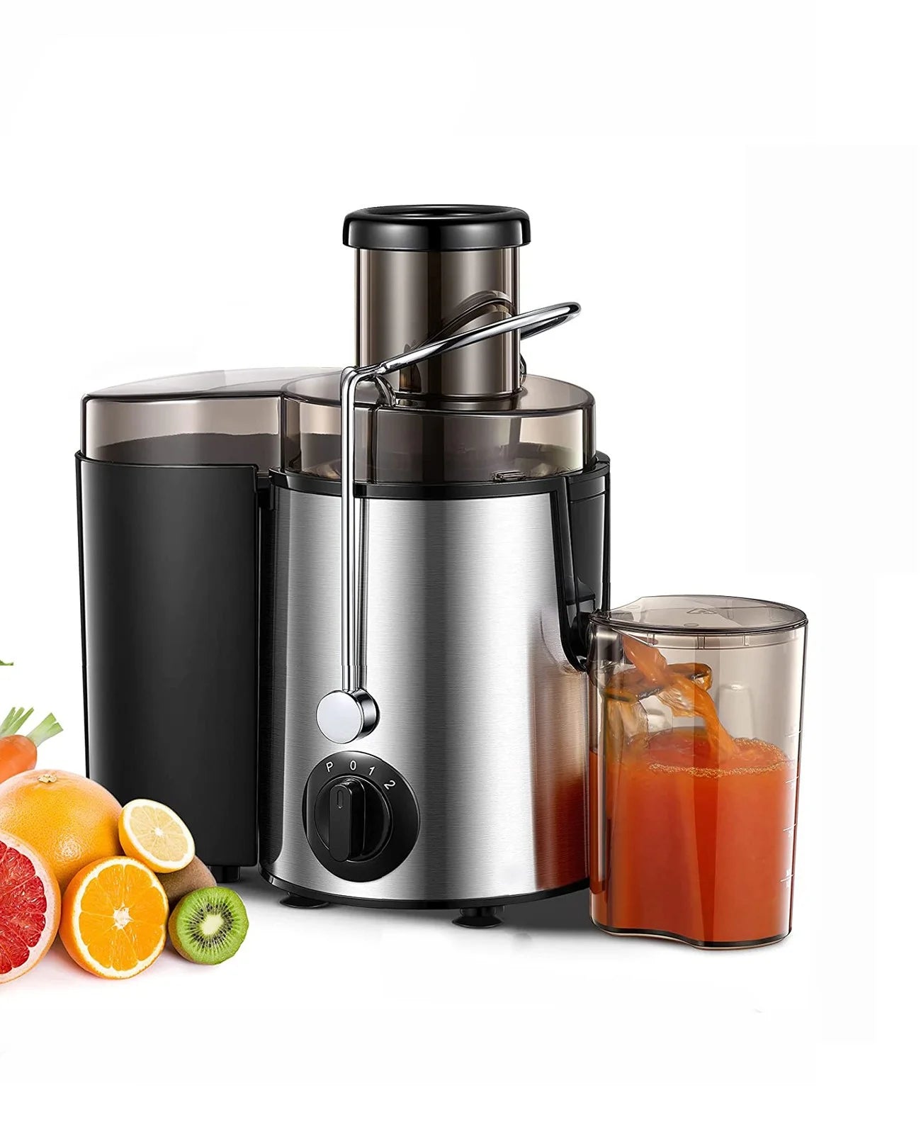 Centrifugal Juicer for Vegetables and Fruits - with 3-Speed Control