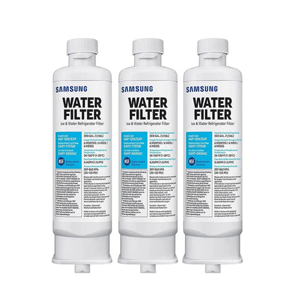 3 Pack DA97-17376B HAF-QIN, HAF-QIN/EXP, BRF365200AP/AA, DA97-08006C Refrigerator Water Filter Replacement