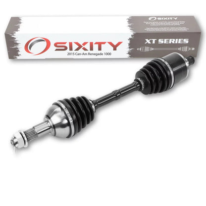 Sixity XT Rear Left Axle compatible with Can-Am Renegade 1000 2015 - EFI 4X4