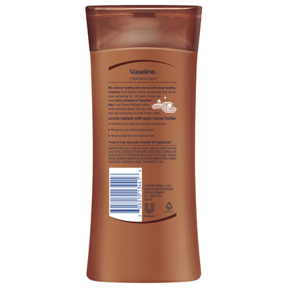 Vaseline Intensive Care Hand And Body Lotion Cocoa Radiant 10 Oz, Pack Of 4