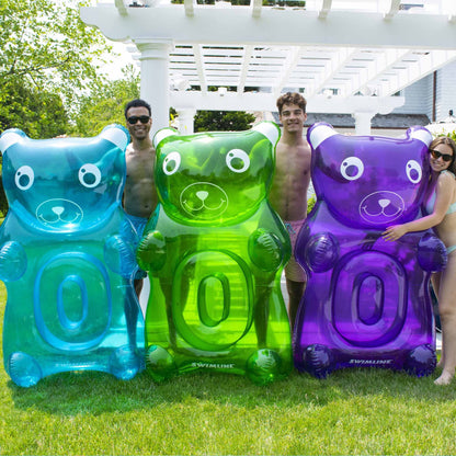 60" Green Gummy Bear Swimming Pool Float