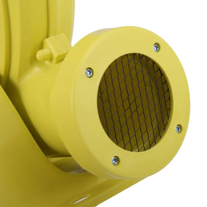 450W Outdoor Indoor Air Blower, Pump Fan for Inflatable Bounce Castle, Water Slides, Safe, Portable - Yellow and Green