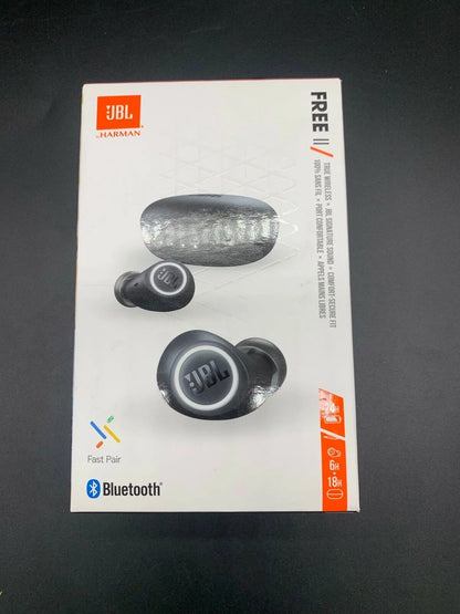 Restored JBL JBLFREEIITWSBLKAM Free II In-Ear Bluetooth Truly Wireless Headphones - Black (Refurbished)