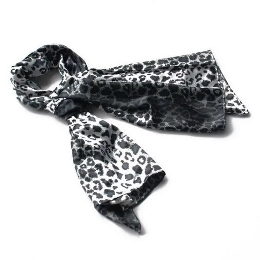 Blancho Elegant Stylish Leopard Design Natural Silk Scarf/Wrap/Shawl - Small